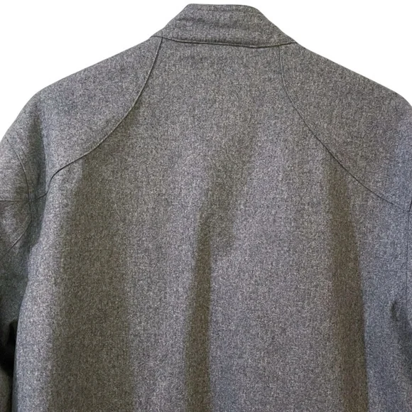Mother Freedom "Wellfleet" Heather Grey Wool Field Jacket Made In USA Size Large - Picture 6 of 11